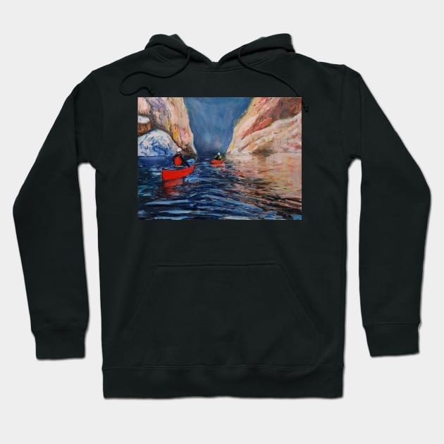 Red Canoes Hoodie by Chrisprint74